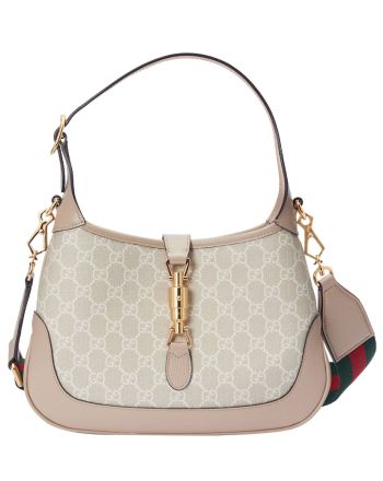 Gucci Jackie 1961 Small GG Shoulder Bag Cream