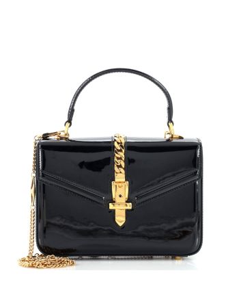 Sylvie 1969 Top Handle Bag Patent Mini