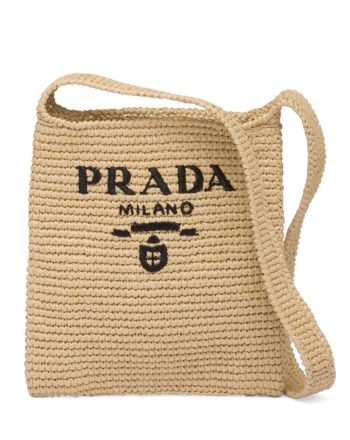 Prada Crochet Bag 1BC184 Apricot