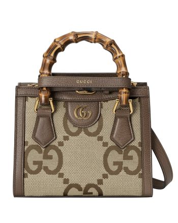 Gucci Diana Jumbo GG Mini Tote Bag 655661 Dark Coffee