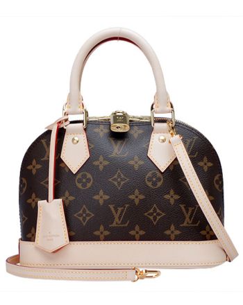 Louis Vuitton Monogram Canvas Alma Shoulder Bag M53152 Brown