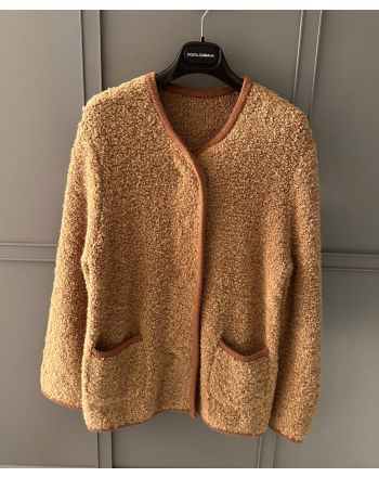 Dolce & Gabbana Women's Wool Jacket Coffee