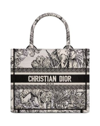 Christian Dior Small Dior Book Tote White