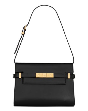 Saint Laurent Manhattan Small Shoulder Bag 675626 Black