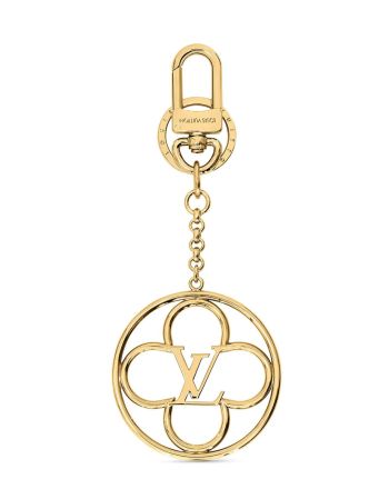 Louis Vuitton Flower Finesse Bag Charm And Key Holder M69002 Golden