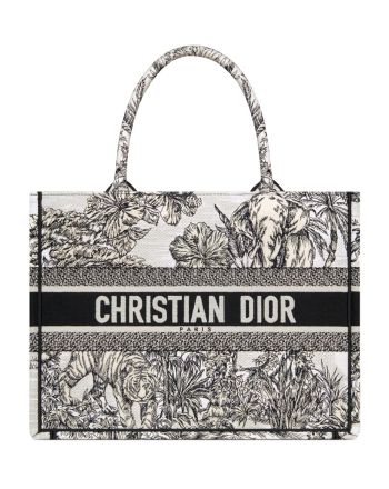 Christian Dior Medium Dior Book Tote White