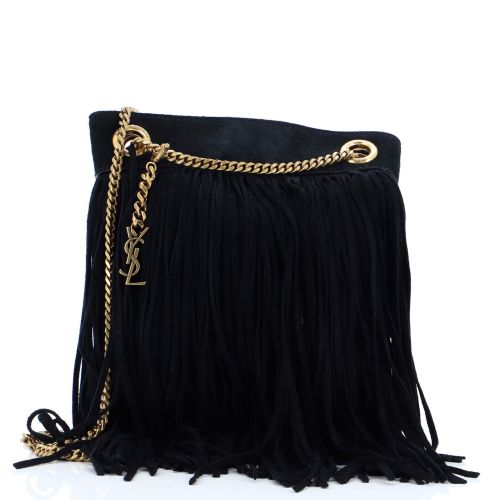 Grace Fringe Hobo Suede Small